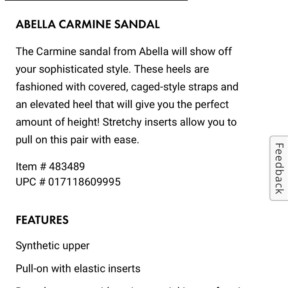 ABELLA Carmine Heel sandals women’s 9.5 snakeskin lizard print - Picture 7 of 9